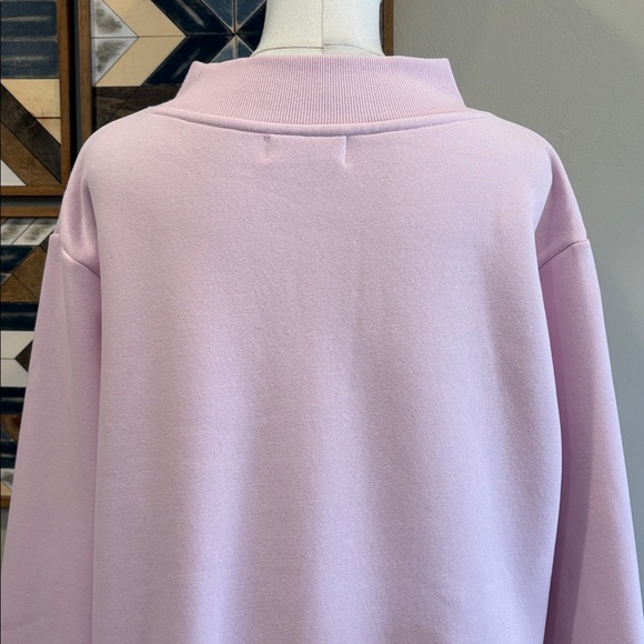 PARKE Fleece Varsity Mockneck in Sprinkle size S/M NEW - Picture 7 of 12